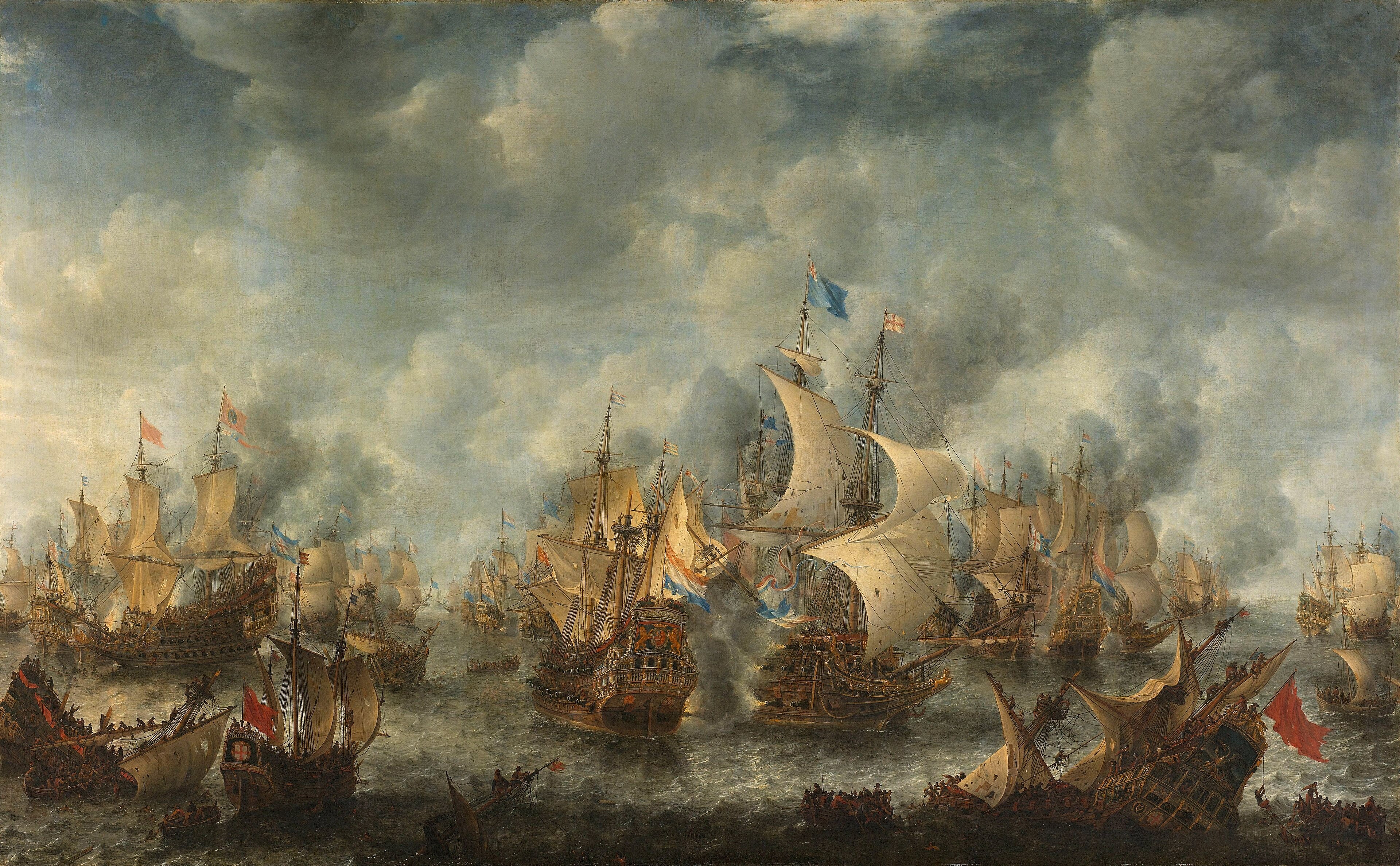 The Battle of Terheide by Jan Abrahamsz Beerstraaten