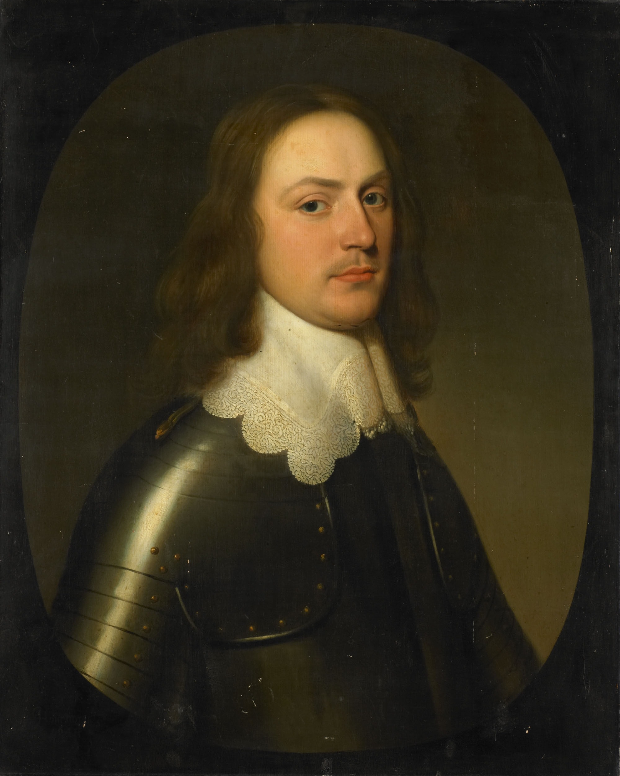 Portrait of an officer by Gerard van Honthorst
