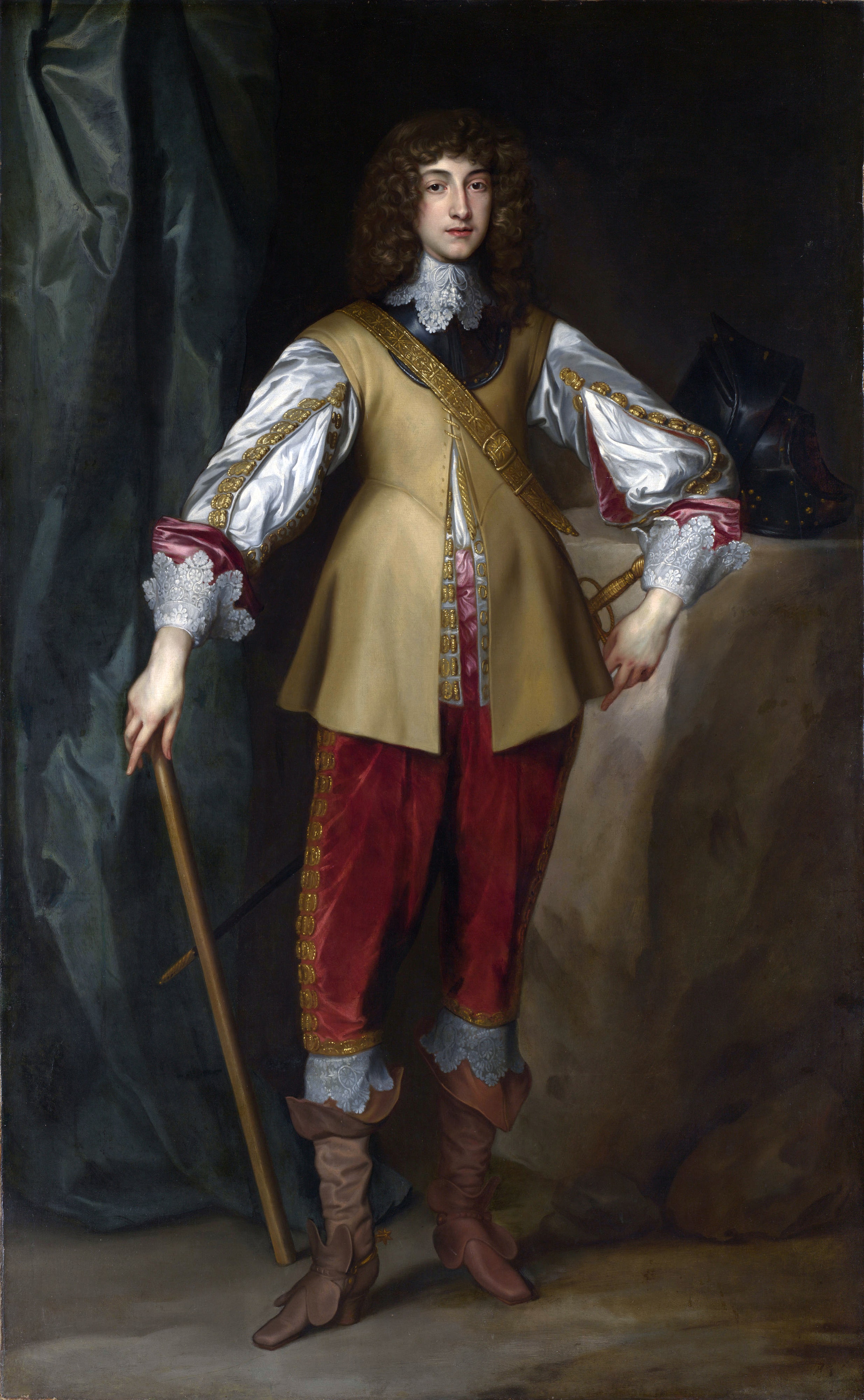 Prince Rupert, Count Palatine Portrait of Prince Rupert, Count Palatine (1619-1682) by Anthony van Dyck