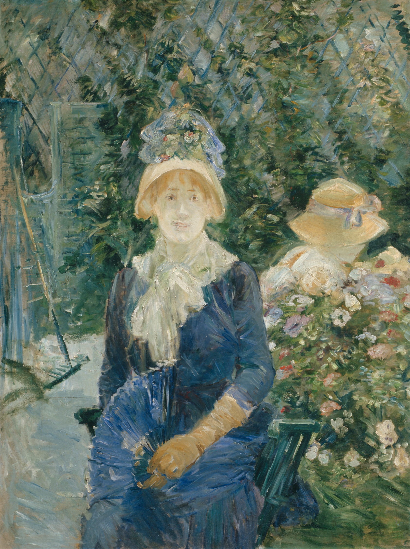 A work made of oil on canvas.