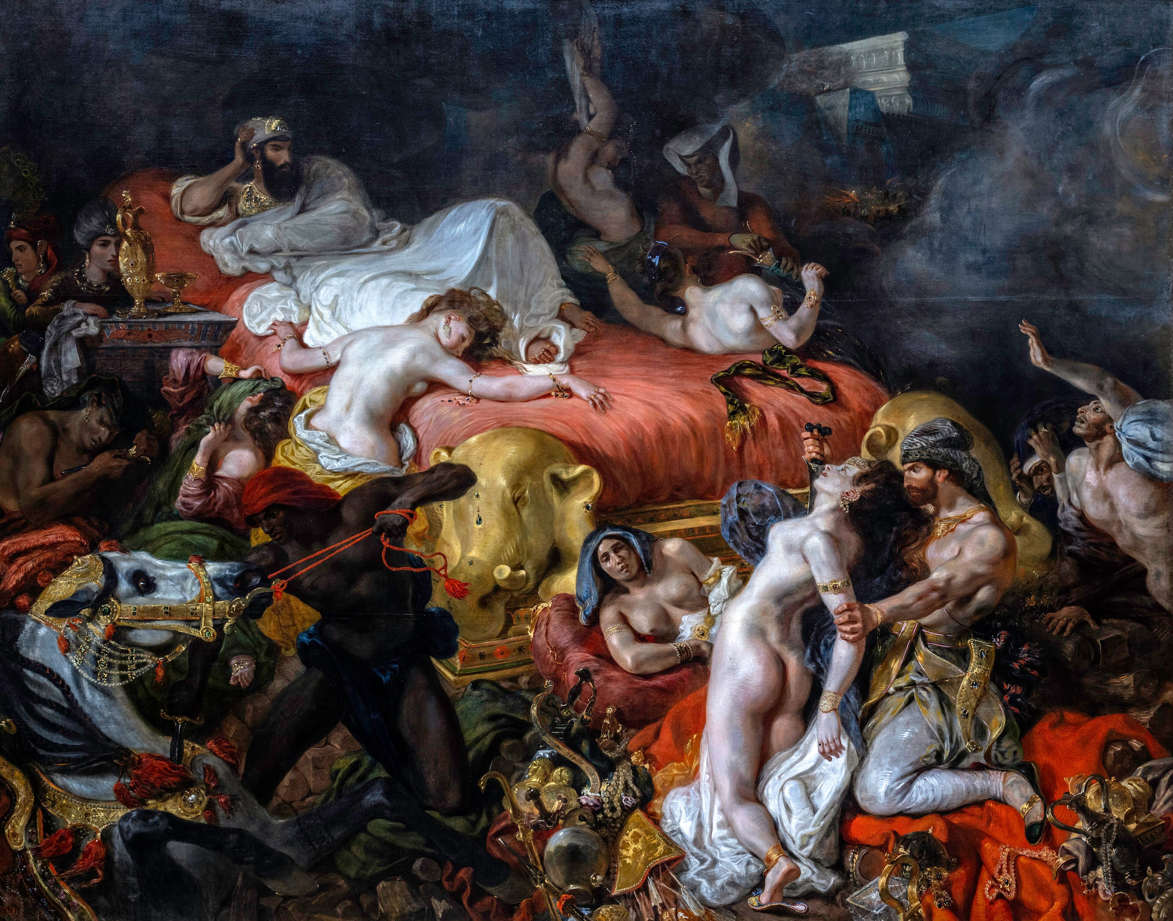 Death of Sardanapalus by Eugène Delacroix