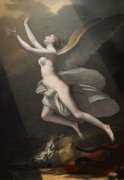 The Soul Breaking the Links Holding it to the Earth by Pierre-Paul Prud'hon