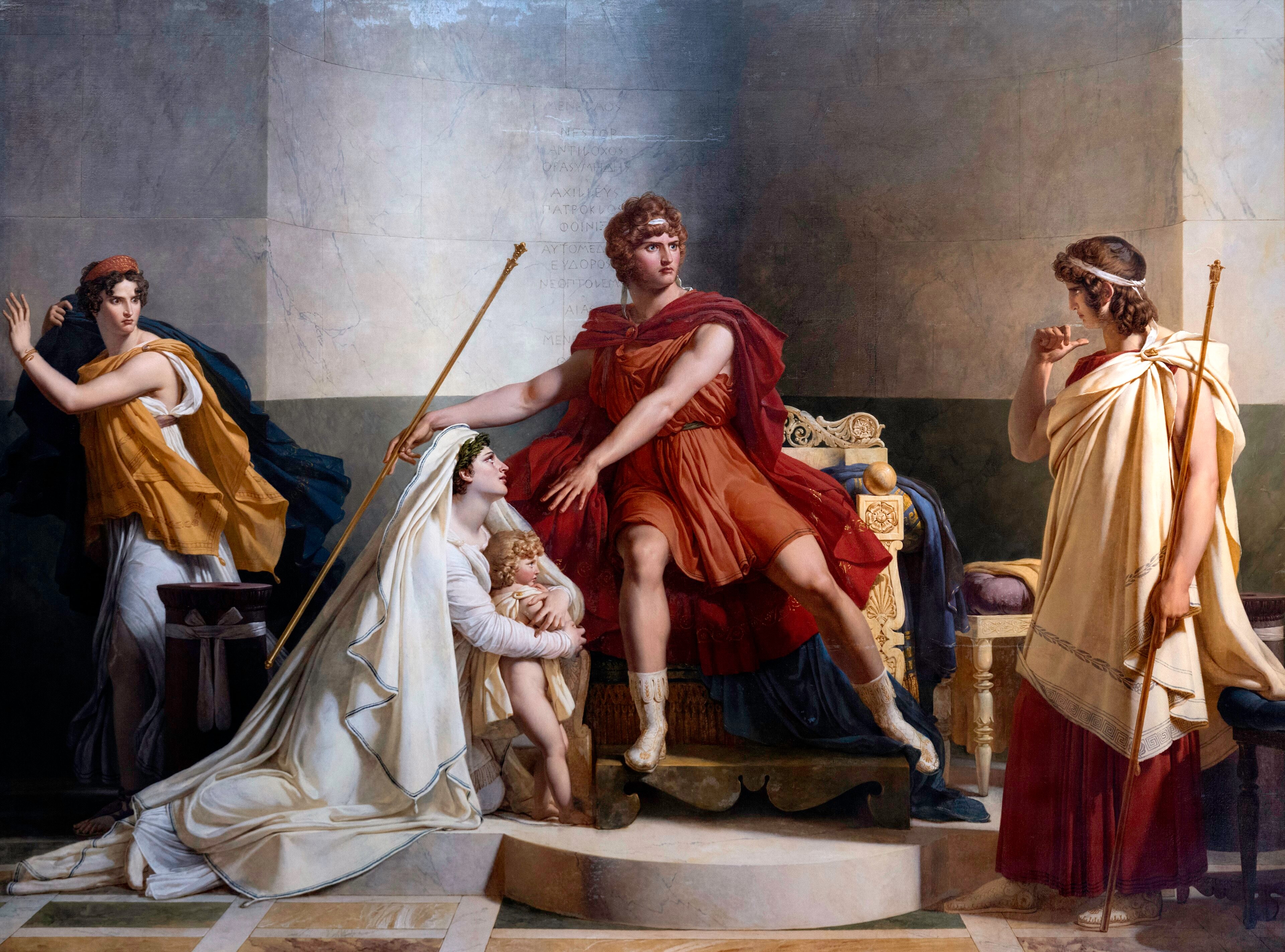 Andromaque et Pyrrhus by Pierre-Narcisse Guérin