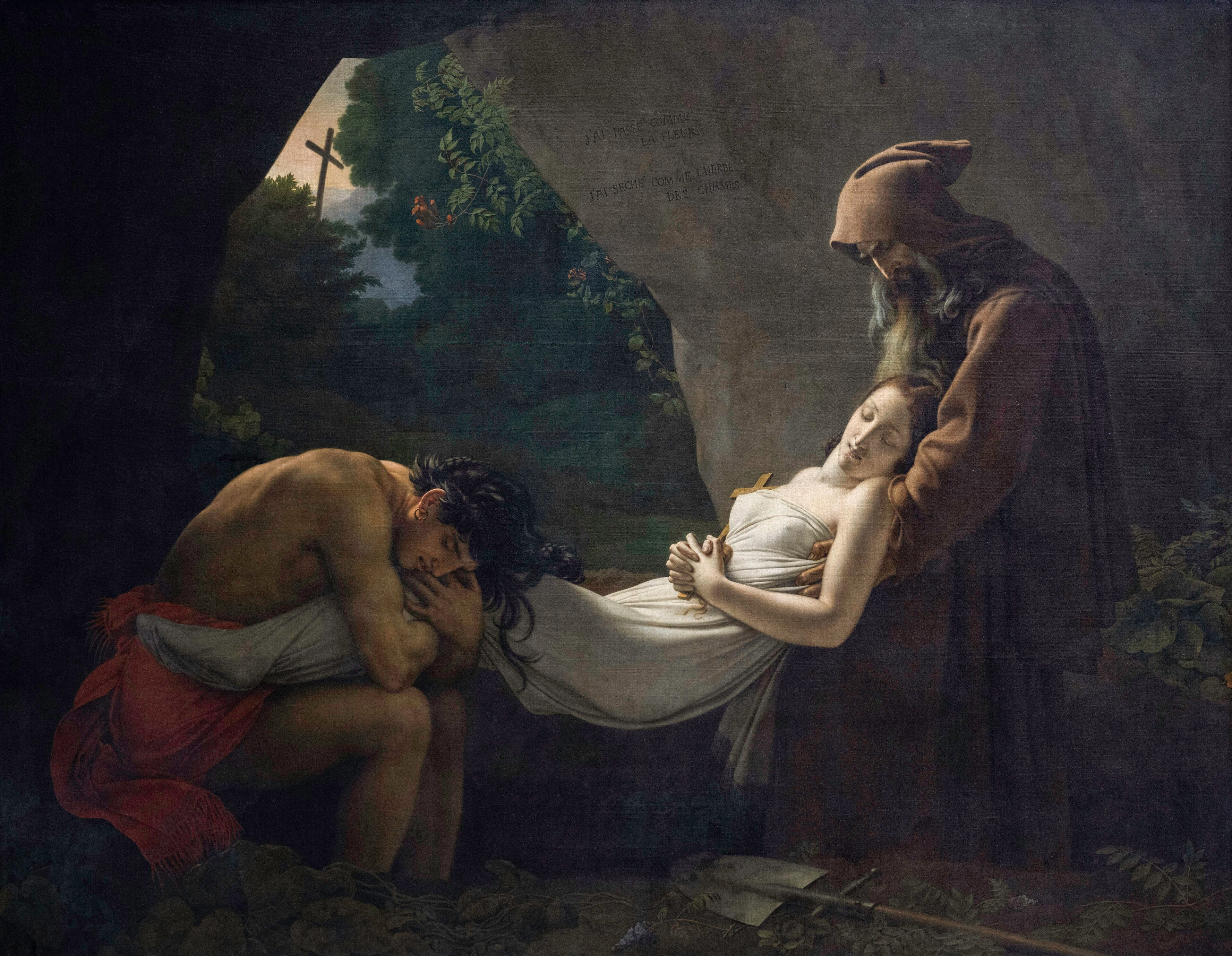 The Entombment of Atala by Anne-Louis Girodet