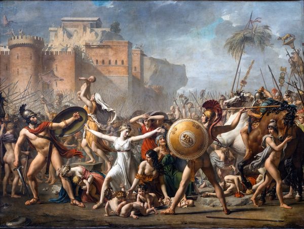 The Intervention of the Sabine Women by Jacques-Louis David