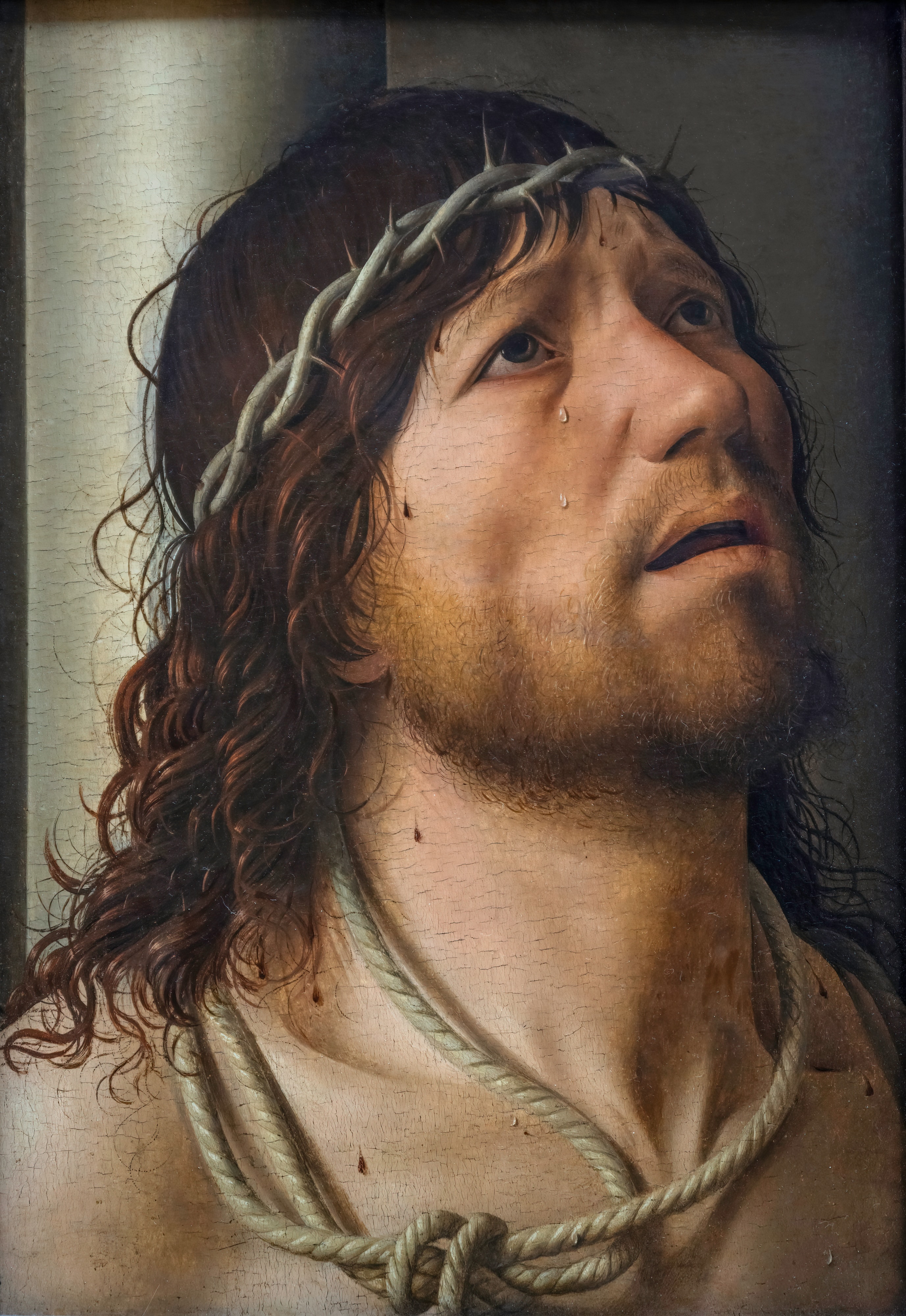 Christ at the Column by Antonello da Messina (Louvre RF 1992-10) by Wilfredor