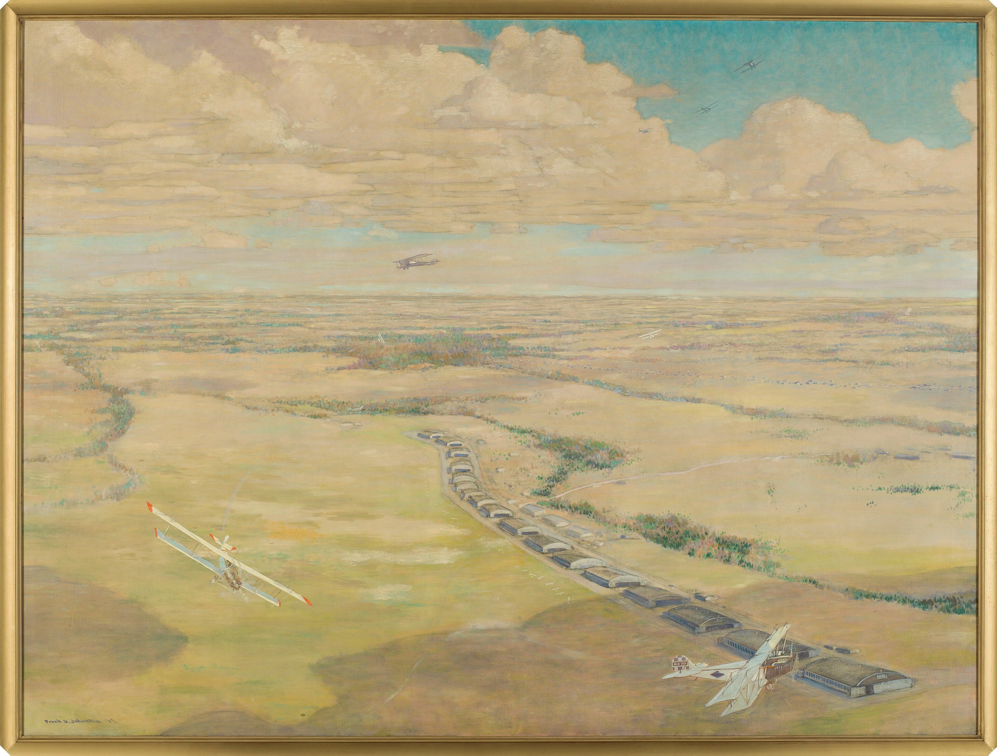 Camp Borden by Frank Johnston