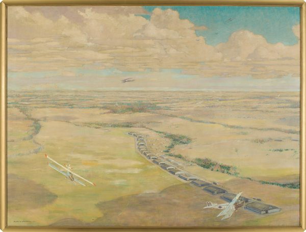 Camp Borden by Frank Johnston