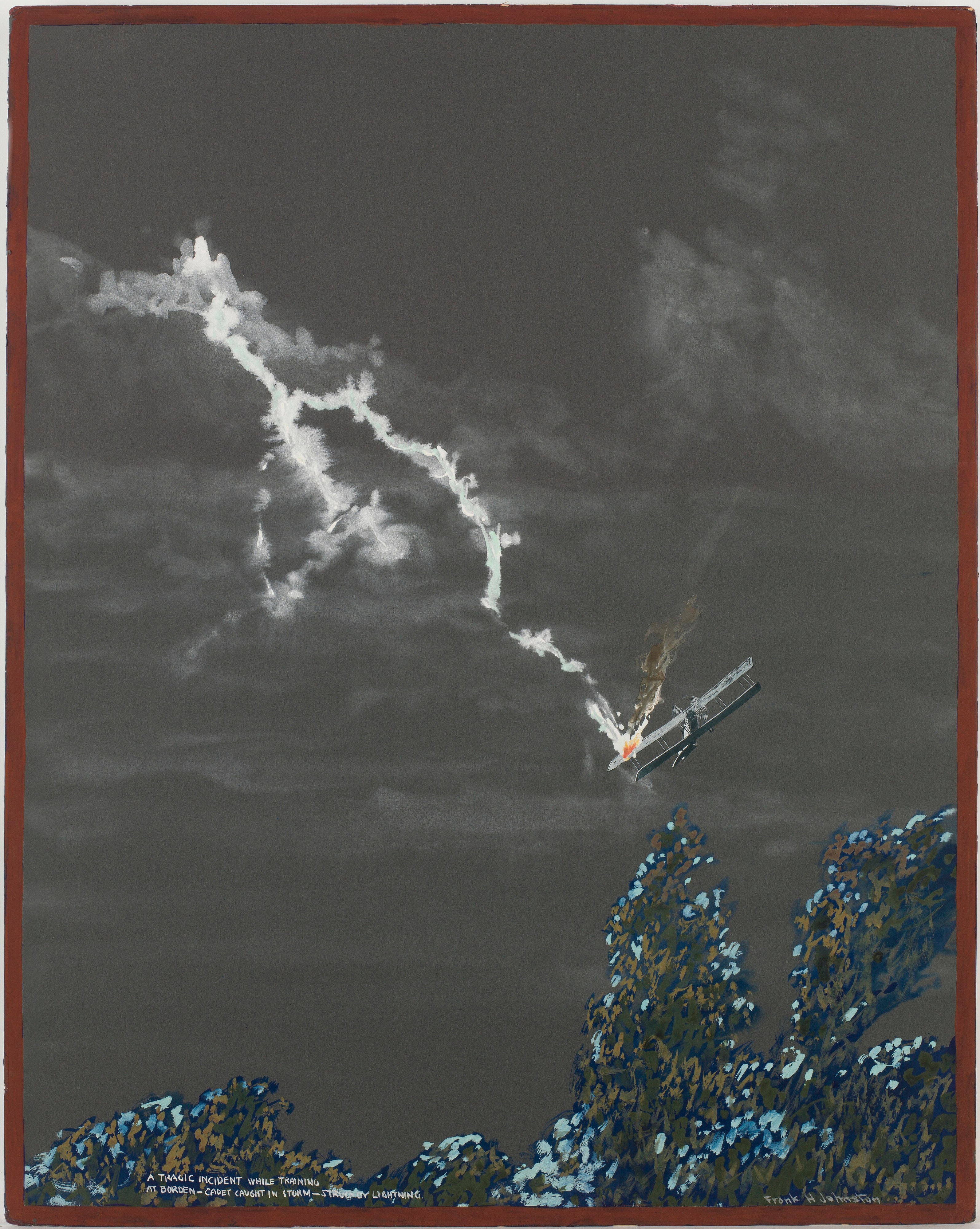 A Tragic Incident While Training at Borden - Cadet Caught in Storm - Struck by Lightning by Frank Johnston