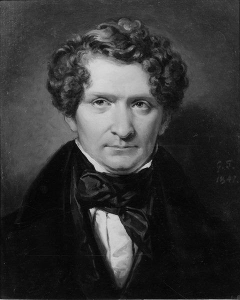 Adolf Fredrik Lindblad, 1801-1878 by Johan Gustaf Sandberg