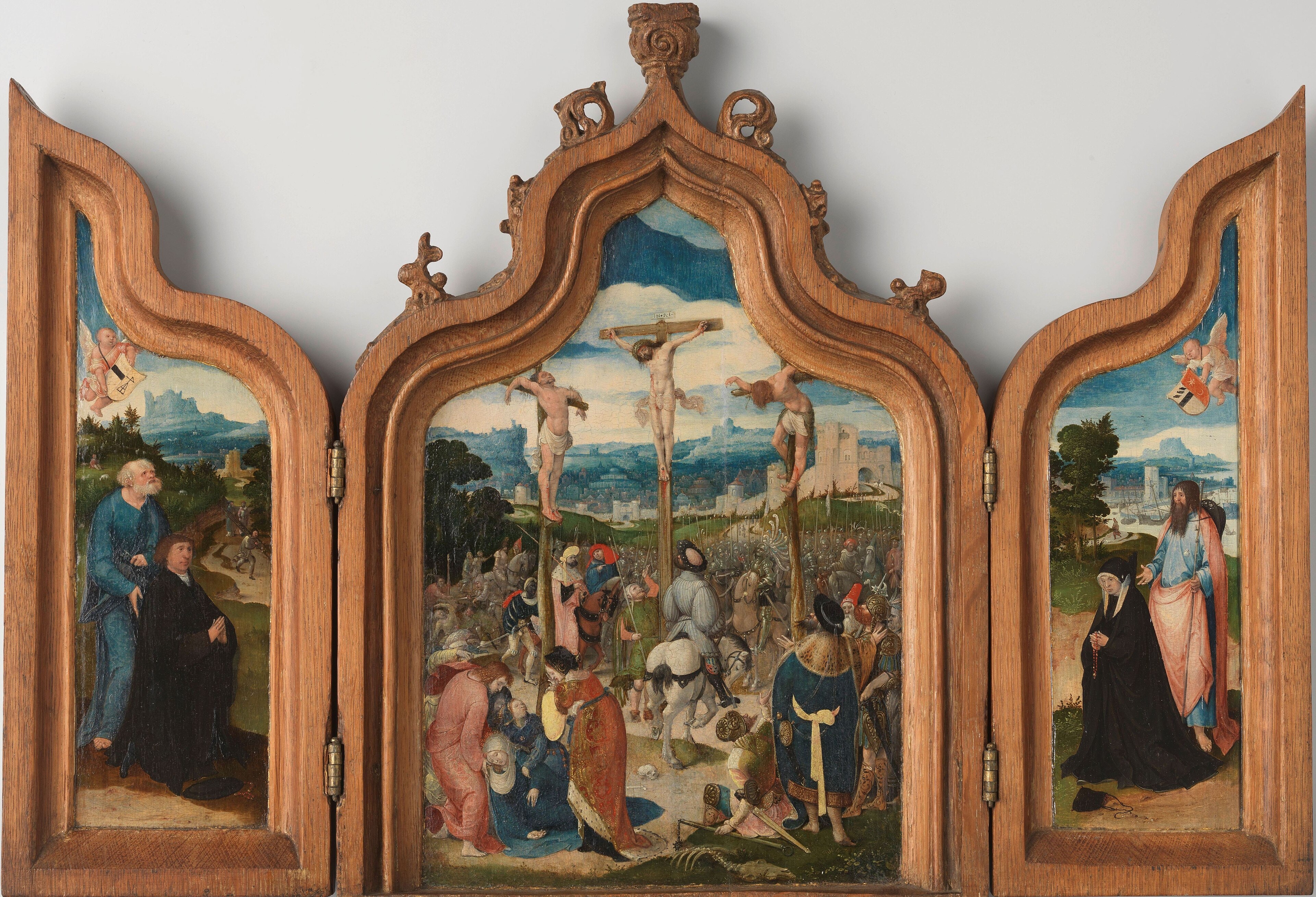 Triptych by Attributed to Pseudo Jan Wellens de Cock