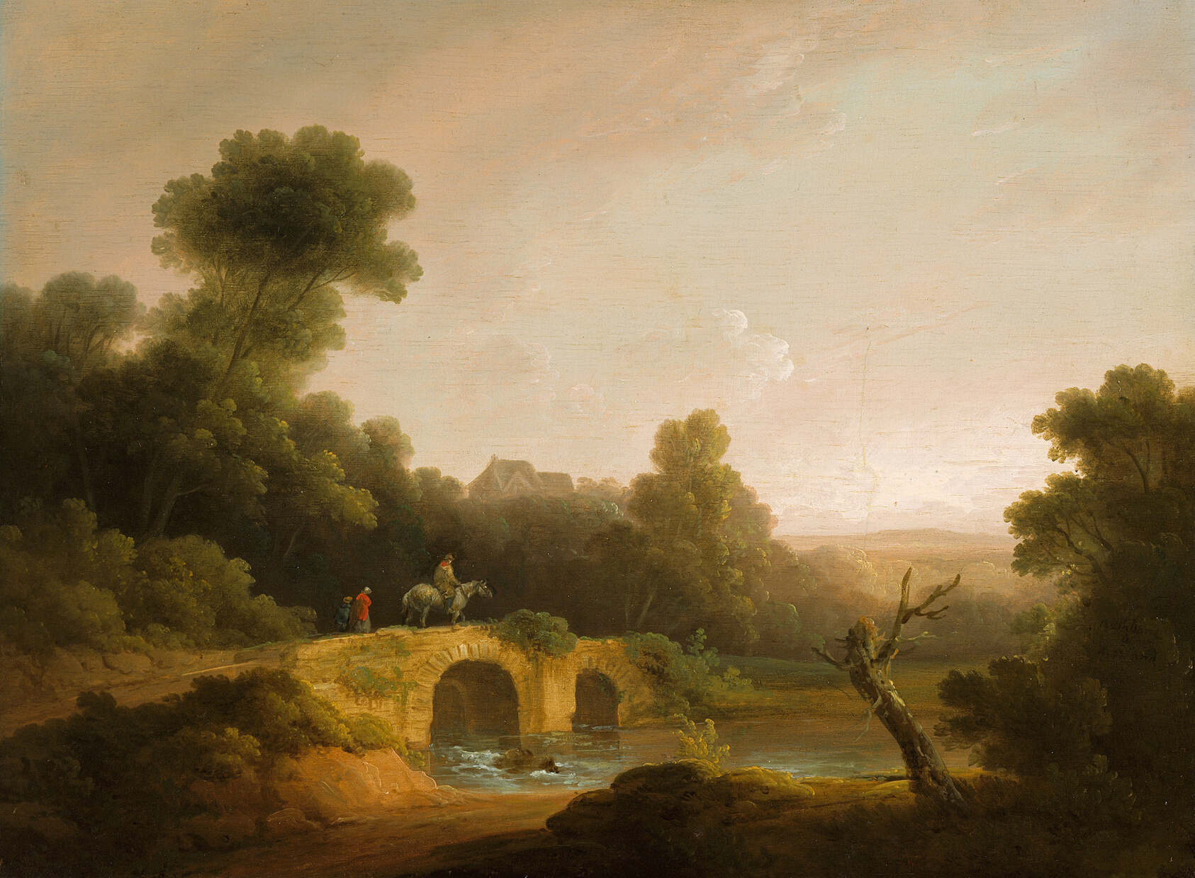 A work made of oil on panel.