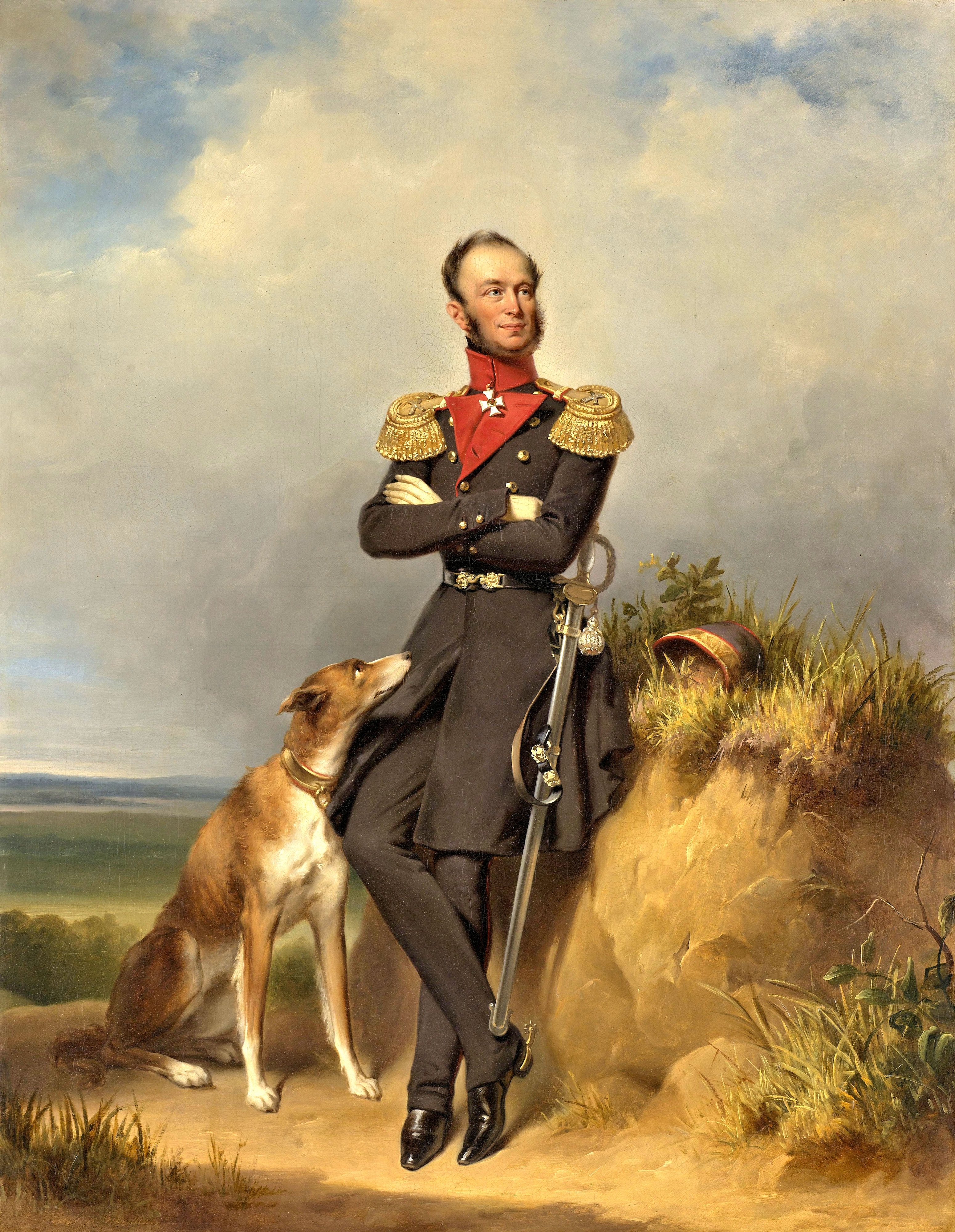 William II (1792-1849), King of the Netherlands . by Jan Adam Kruseman