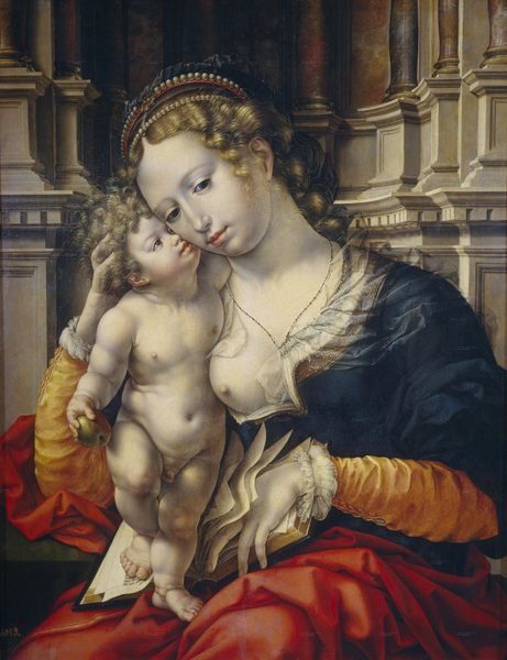 Madonna and Child by Jan Gossaert