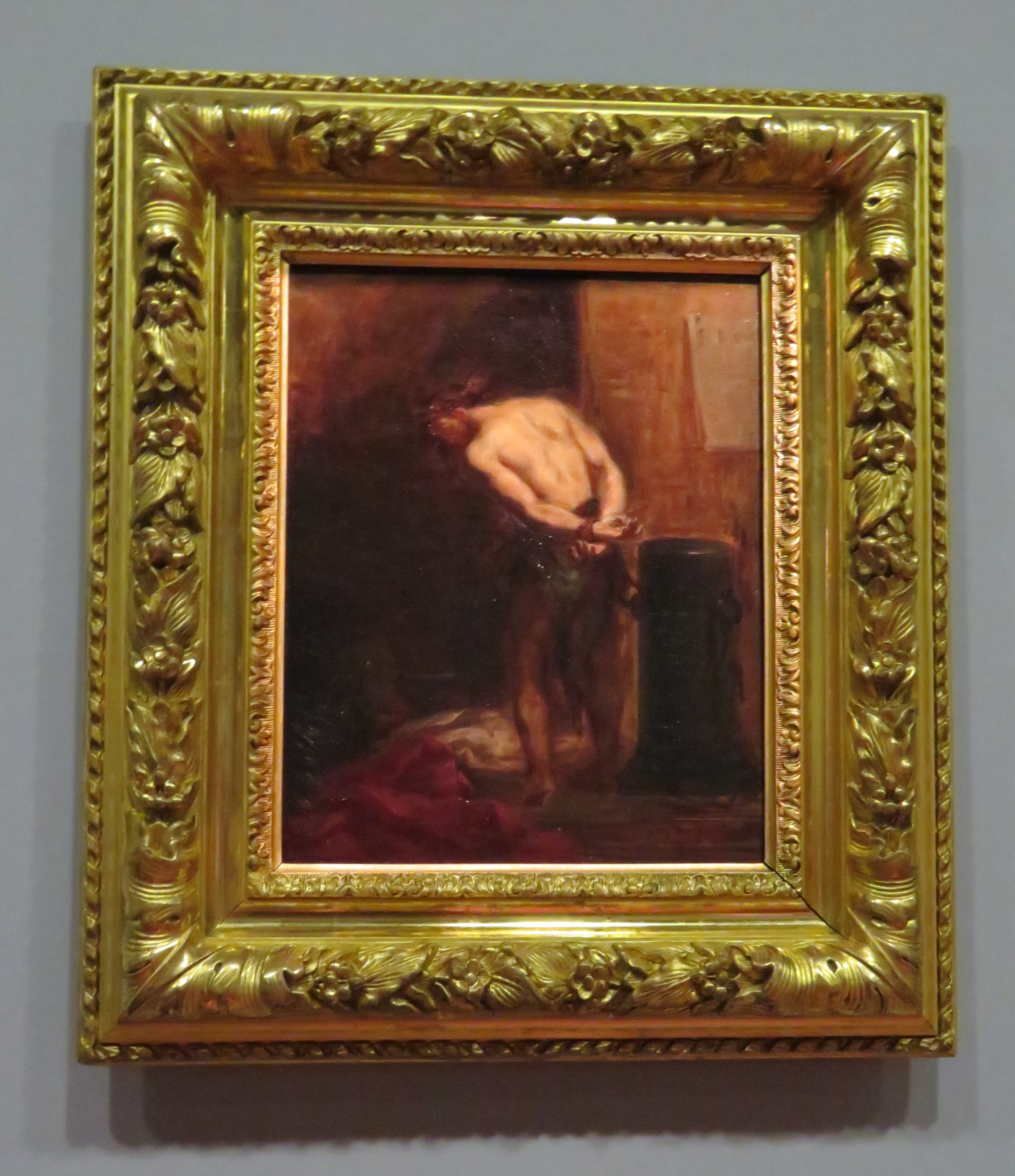 Christ à la colonne - Dijon - Delacroix - with border by Sukkoria