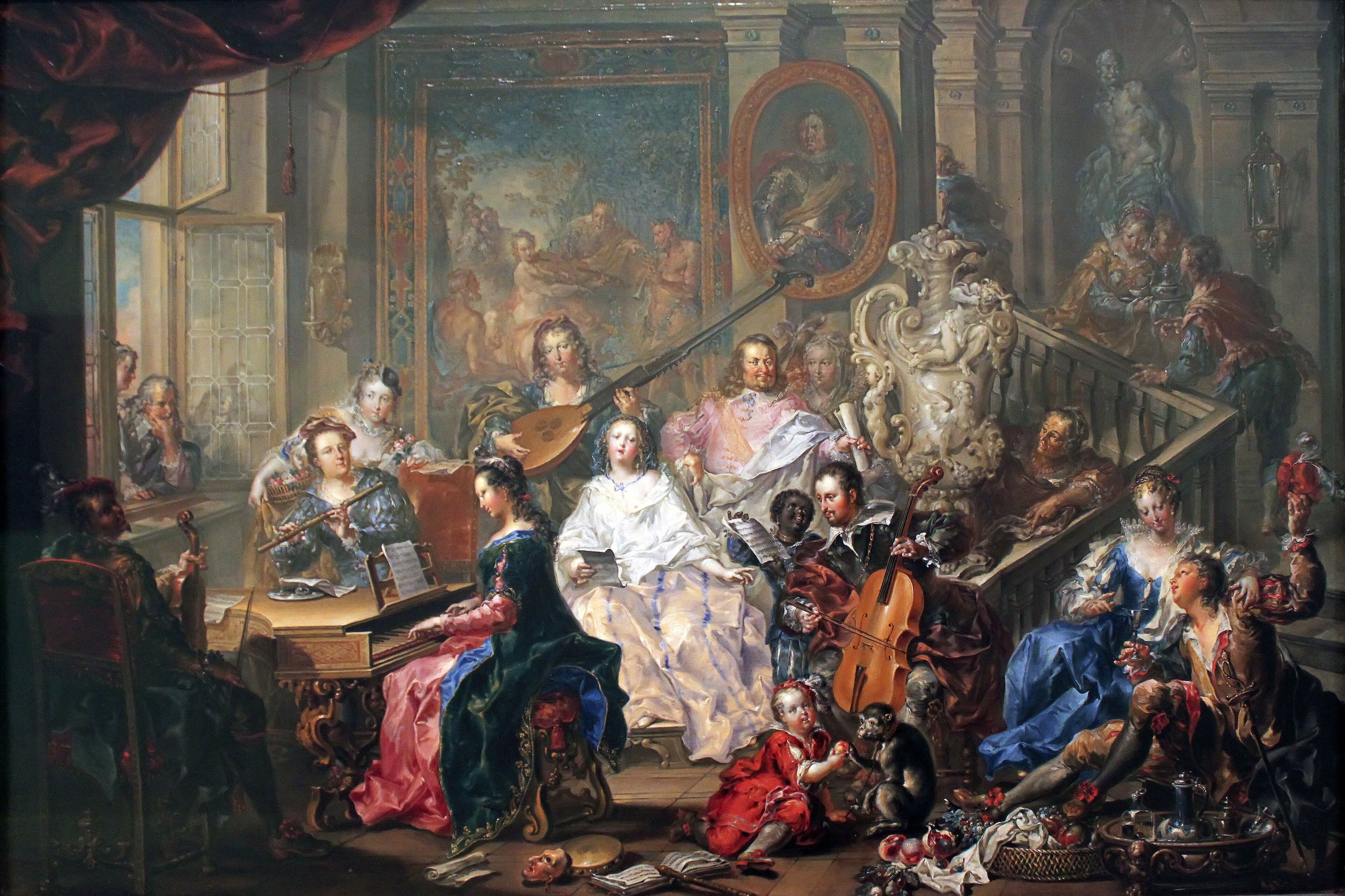 The Concert by Johann Georg Platzer