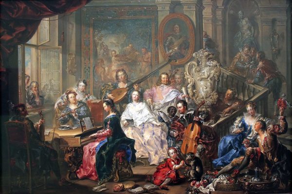 The Concert by Johann Georg Platzer