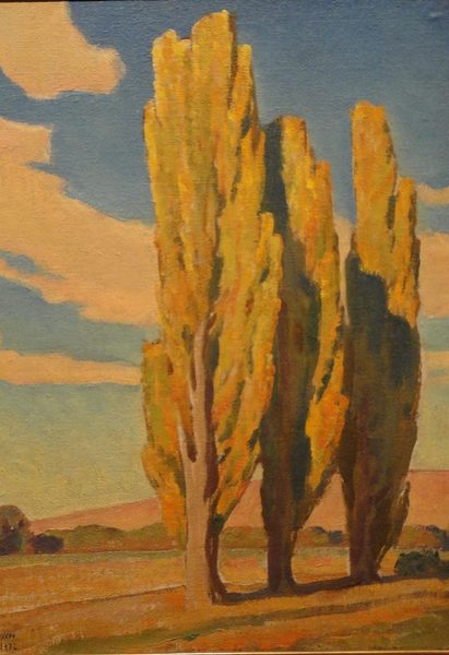 Poplars by Edgar Payne