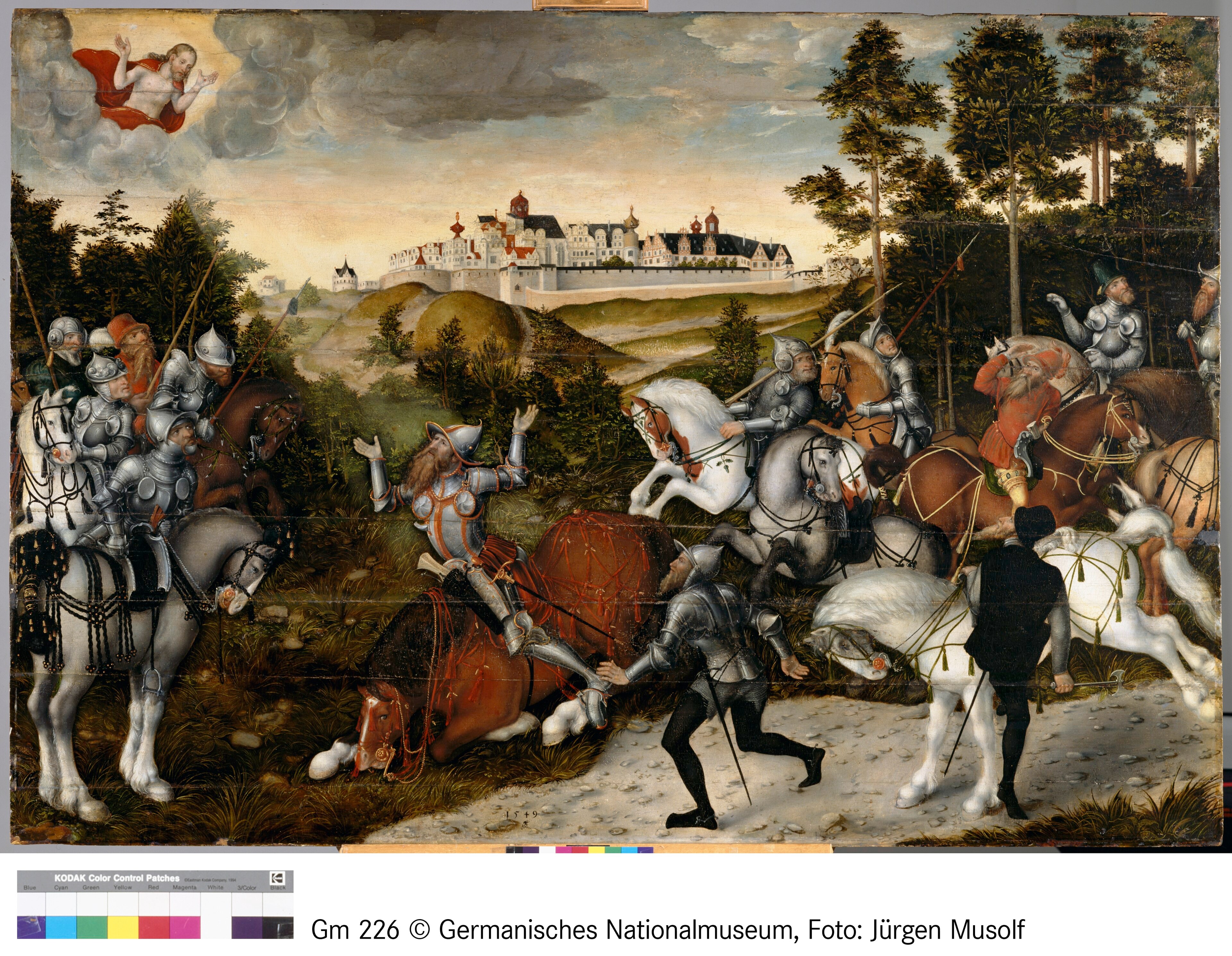 The Conversion of Saul by Lucas Cranach the Elder