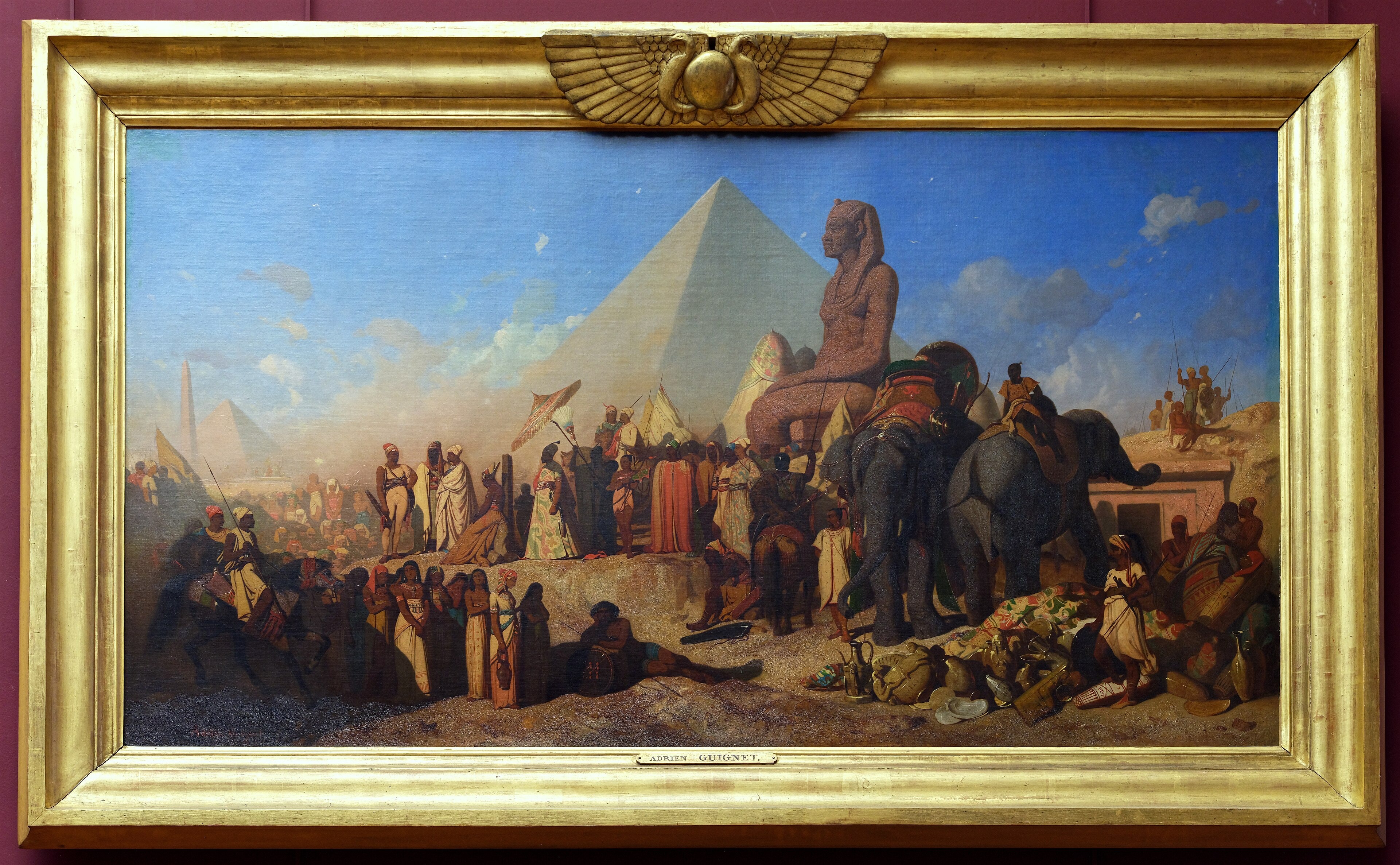 Meeting Between Cambyses II and Psammetichus III by Adrien Guignet