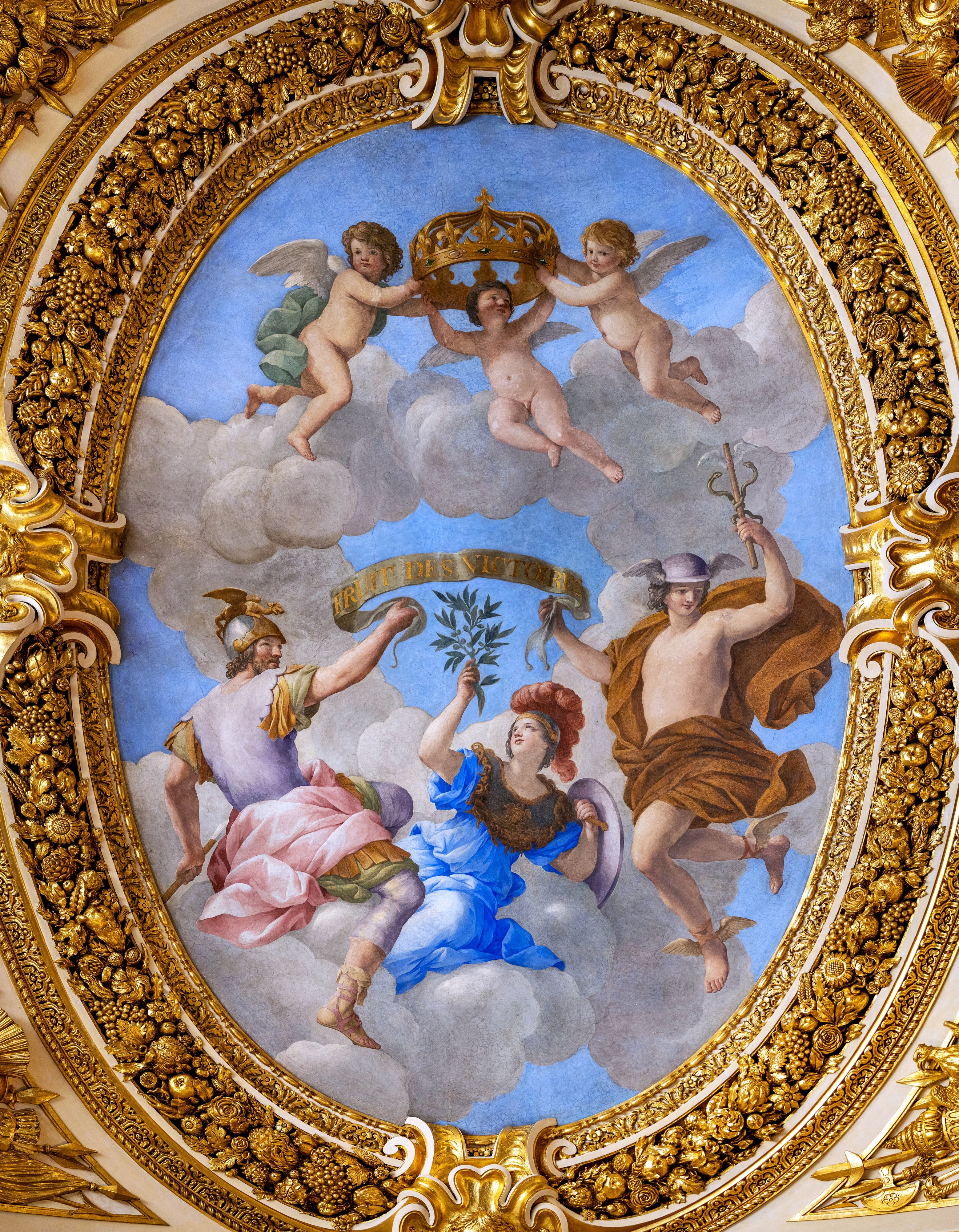 Allegory Treaty of the Pyrenees - Giovanni Francesco Romanelli - Louvre, INV 20349 by Terragio67