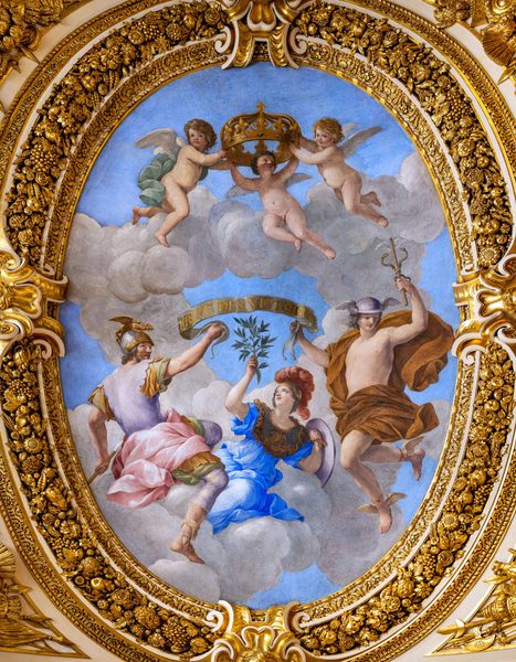 Allegory Treaty of the Pyrenees - Giovanni Francesco Romanelli - Louvre, INV 20349 by Terragio67