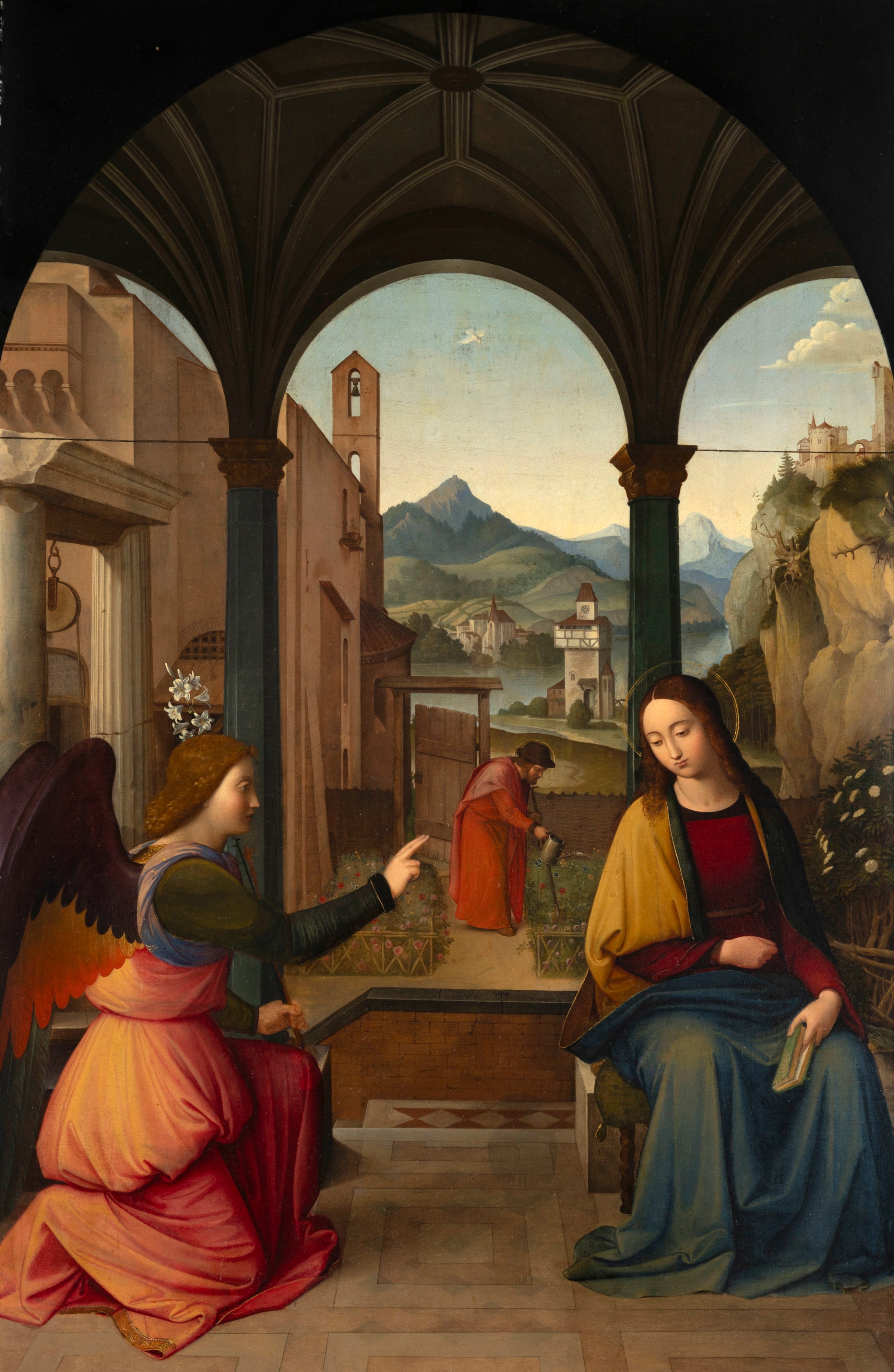 L'Annonciation / The Annunciation / Verkündigung by Johann Friedrich Overbeck