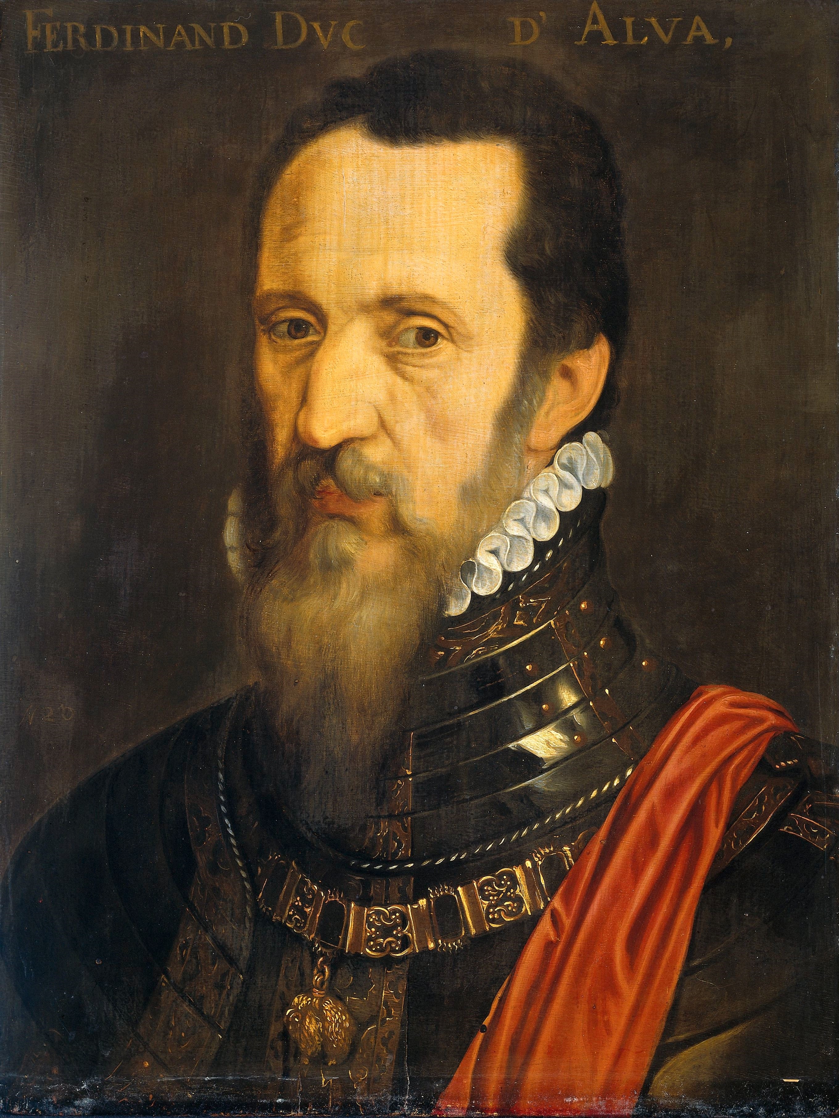 Portrait of Fernando Alvarez de Toledo, Duke of Alba by Willem Key
