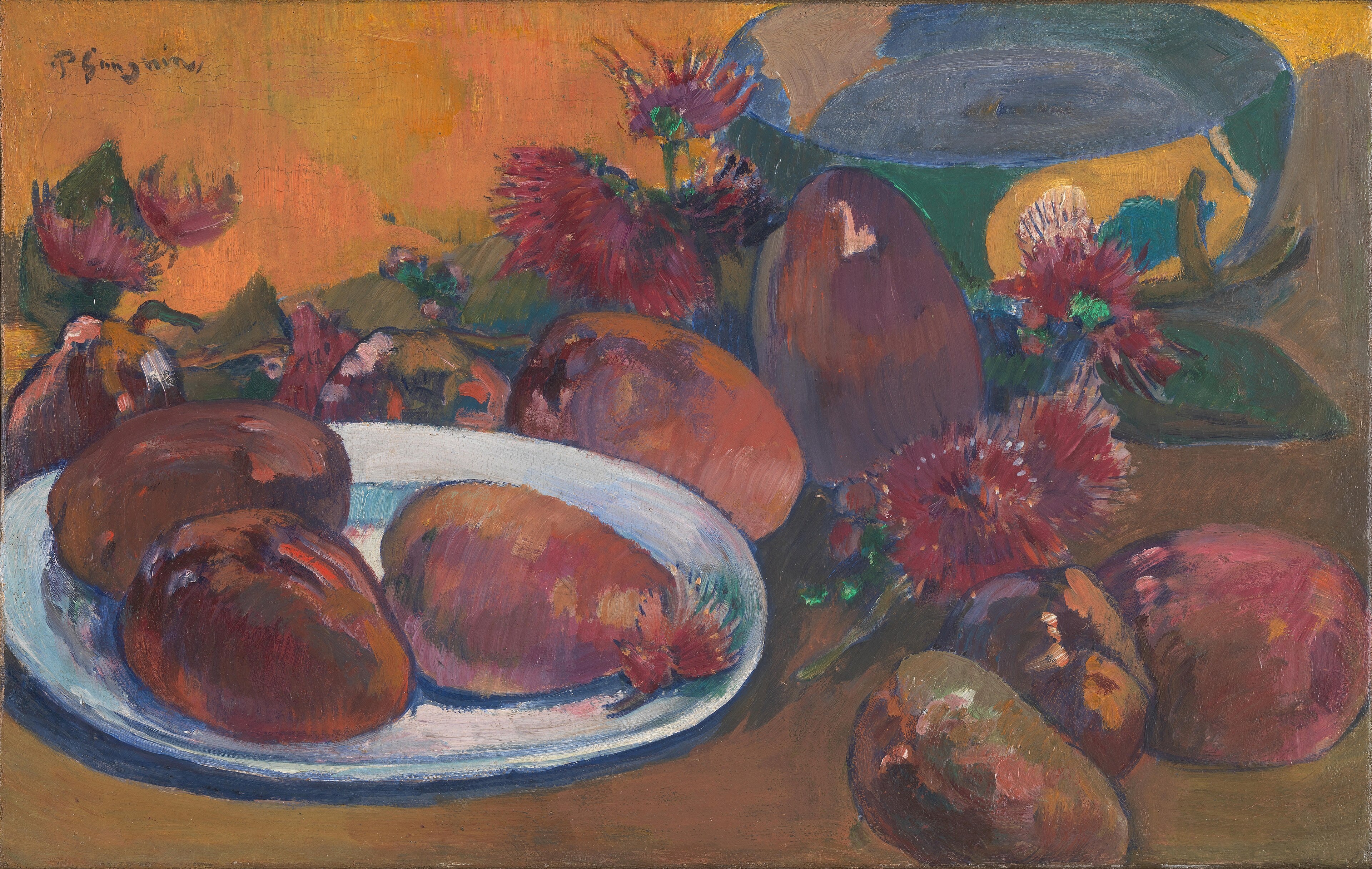 Stil life with Mangos by Paul Gauguin