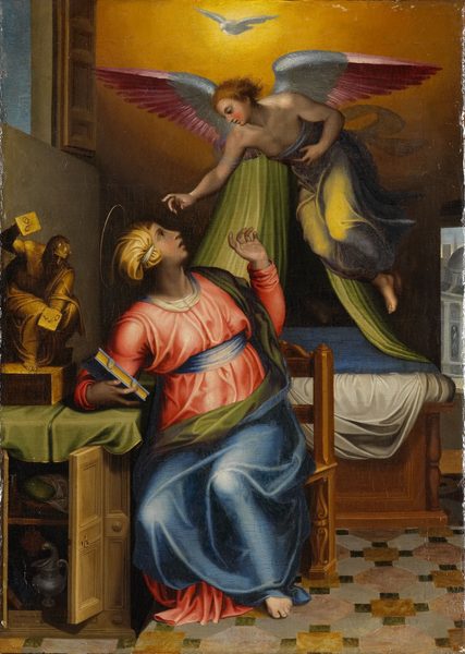 Annunciation by Marcello Venusti