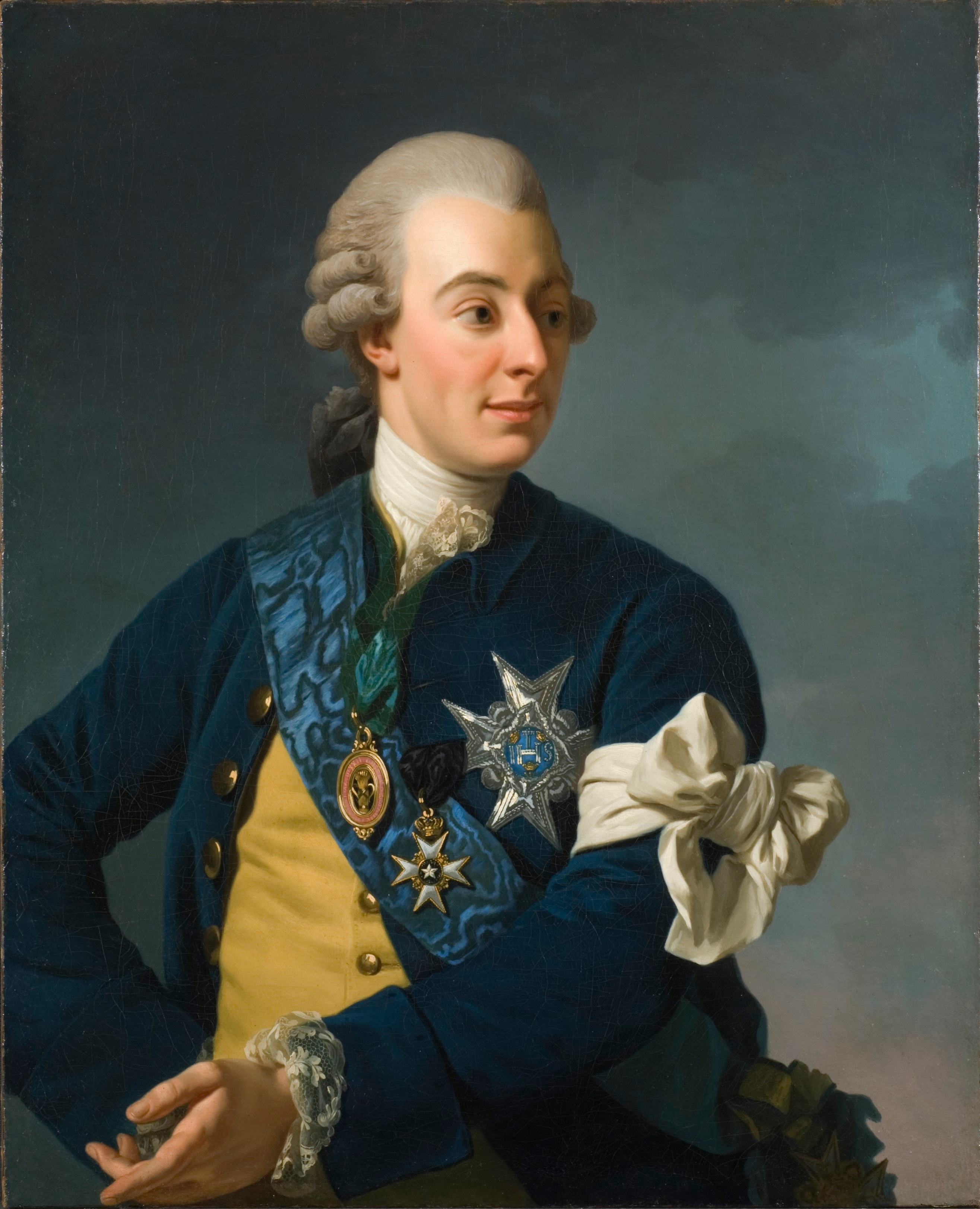 Gustav III with the Armlet of Freedom by Alexander Roslin