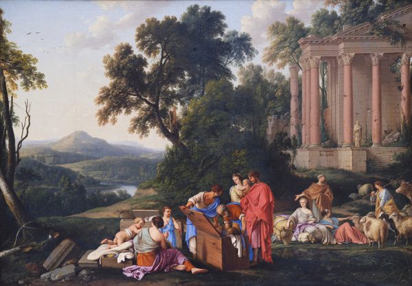 Laban Searching Jacob's Baggage for the Stolen Idols by Laurent de La Hyre