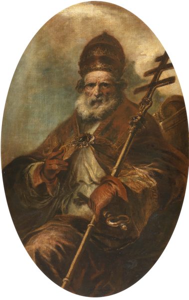 El papa San León I Magno by Francisco Herrera the Younger