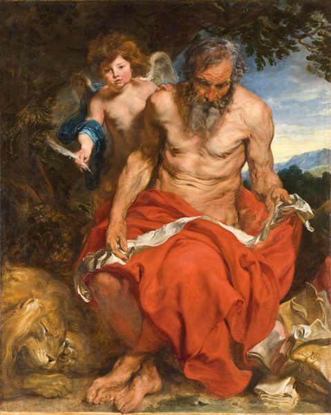 Saint Jerome by Anthony van Dyck