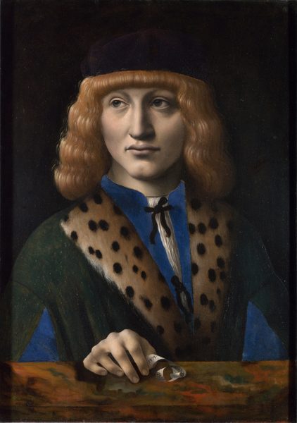 Portrait of a Man aged 20 ('The Archinto Portrait') by Marco d'Oggiono