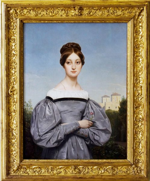 Portrait de Louise Vernet, fille de l'artiste by Horace Vernet