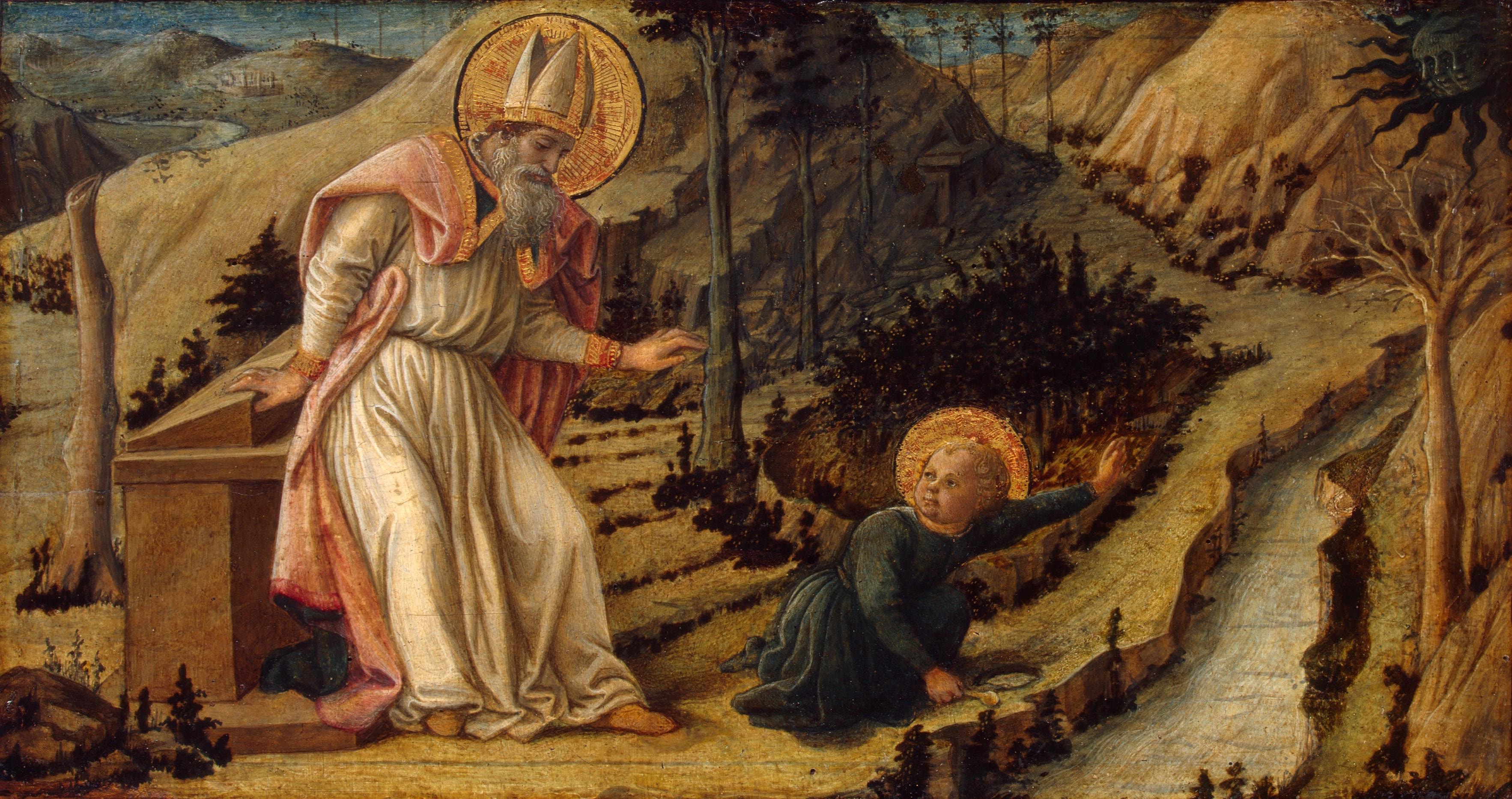 Vision of St Augustine by Filippo Lippi