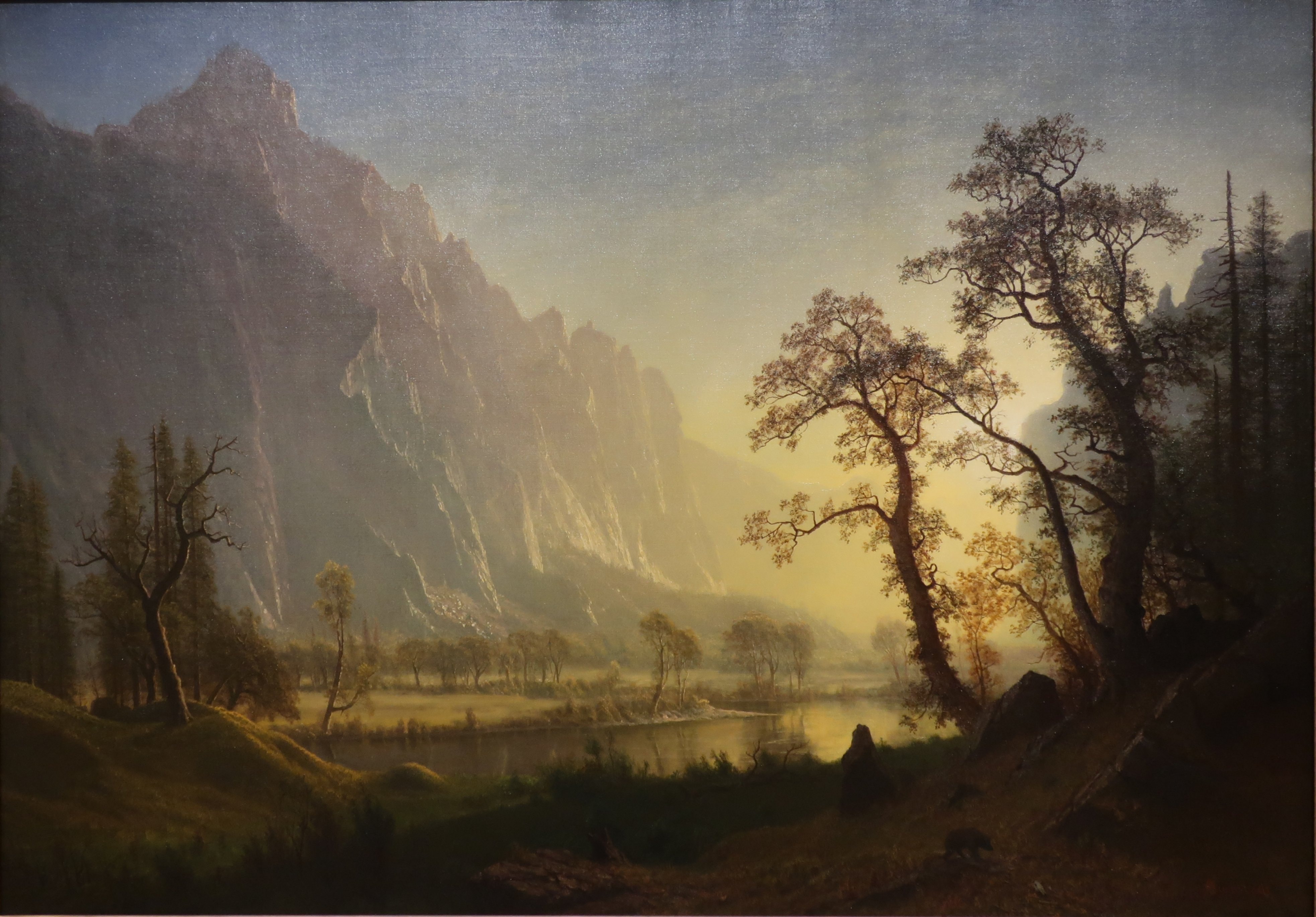 Sunrise, Yosemite Valley by Albert Bierstadt