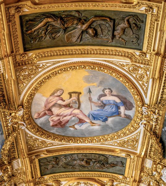 Ceilings of the salon des Saisons by Giovanni Francesco Romanelli