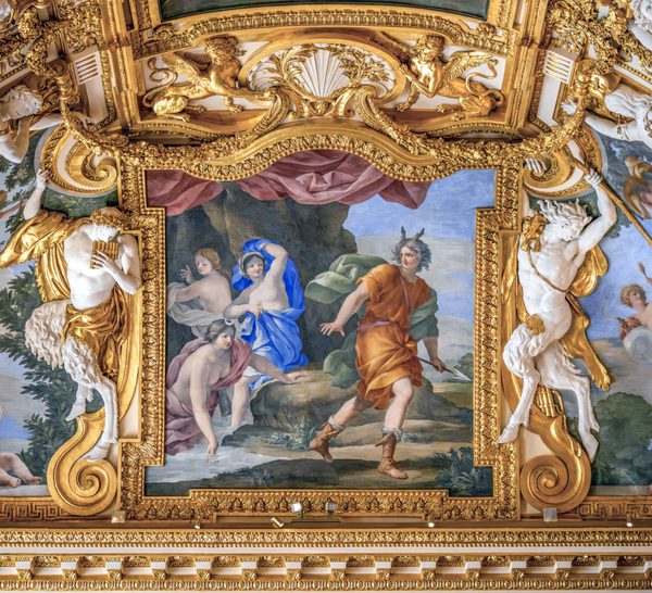 Ceilings of the salon des Saisons by Giovanni Francesco Romanelli