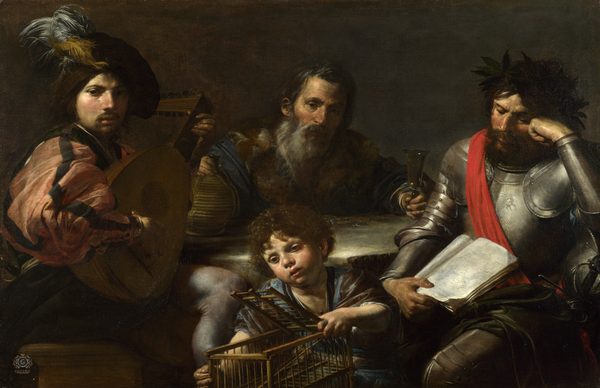 The Four Ages of Man by Valentin de Boulogne