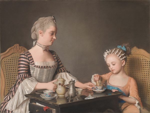 The Lavergne Family Breakfast by Jean-Étienne Liotard