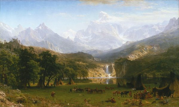 The Rocky Mountains, Lander’s Peak by Albert Bierstadt