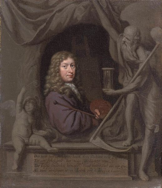 Self-portrait. by Michiel van Musscher