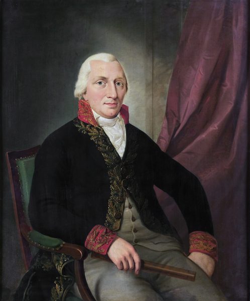 Portrait of Albertus Henricus Wiese (1761-1810) . Alternative title(s): Albertus Henricus Wiese (1761-1810). Gouverneur-generaal (1805-08) . [ 1 ] by Adriaan de Lelie