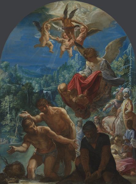 The Baptism of Christ by Adam Elsheimer