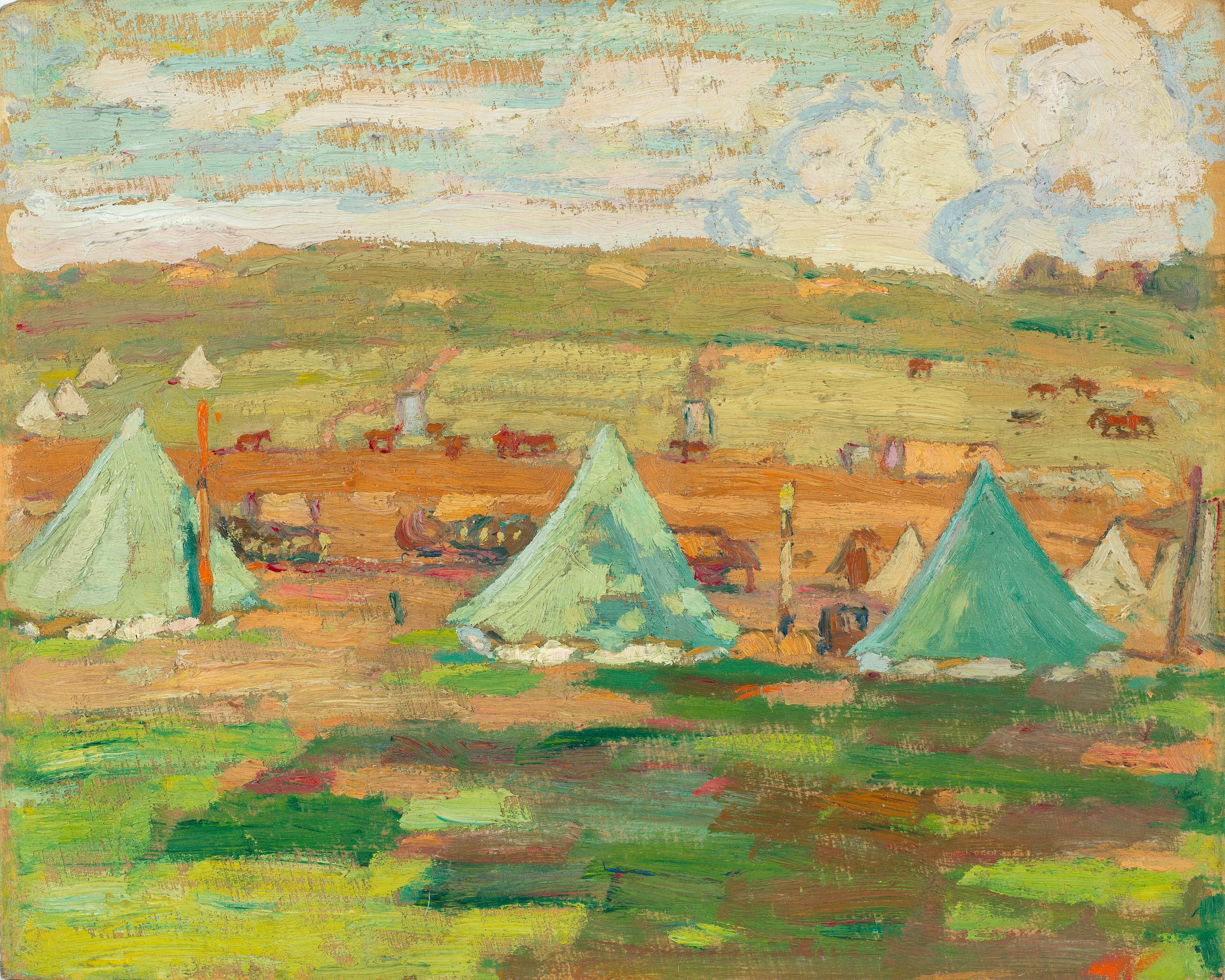 Camp near Saint-Eloi by A. Y. Jackson