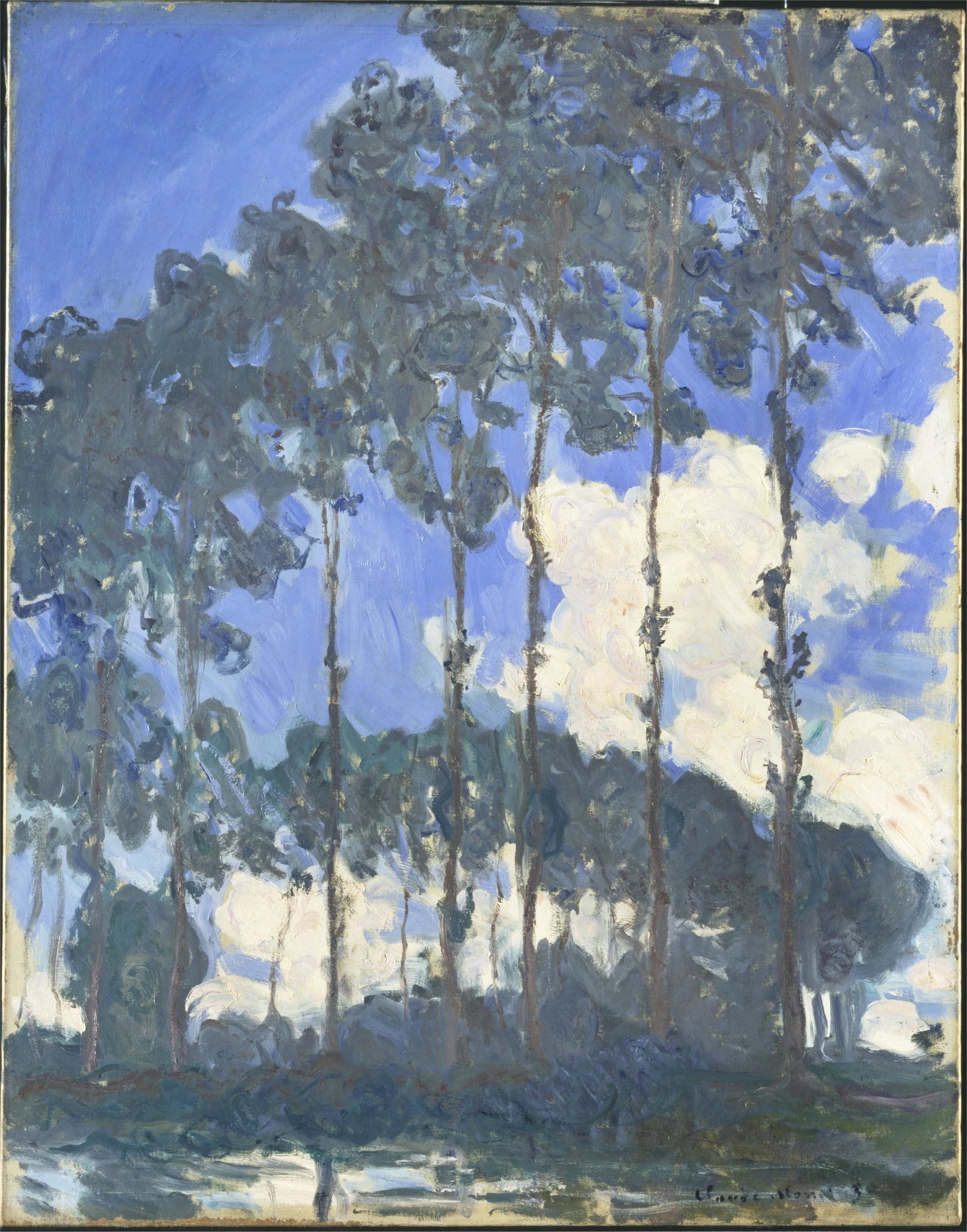 Poplars on the River Epte by Claude Monet