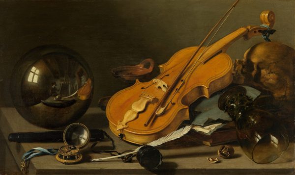 Still Life with a Self-portrait by Pieter Claesz