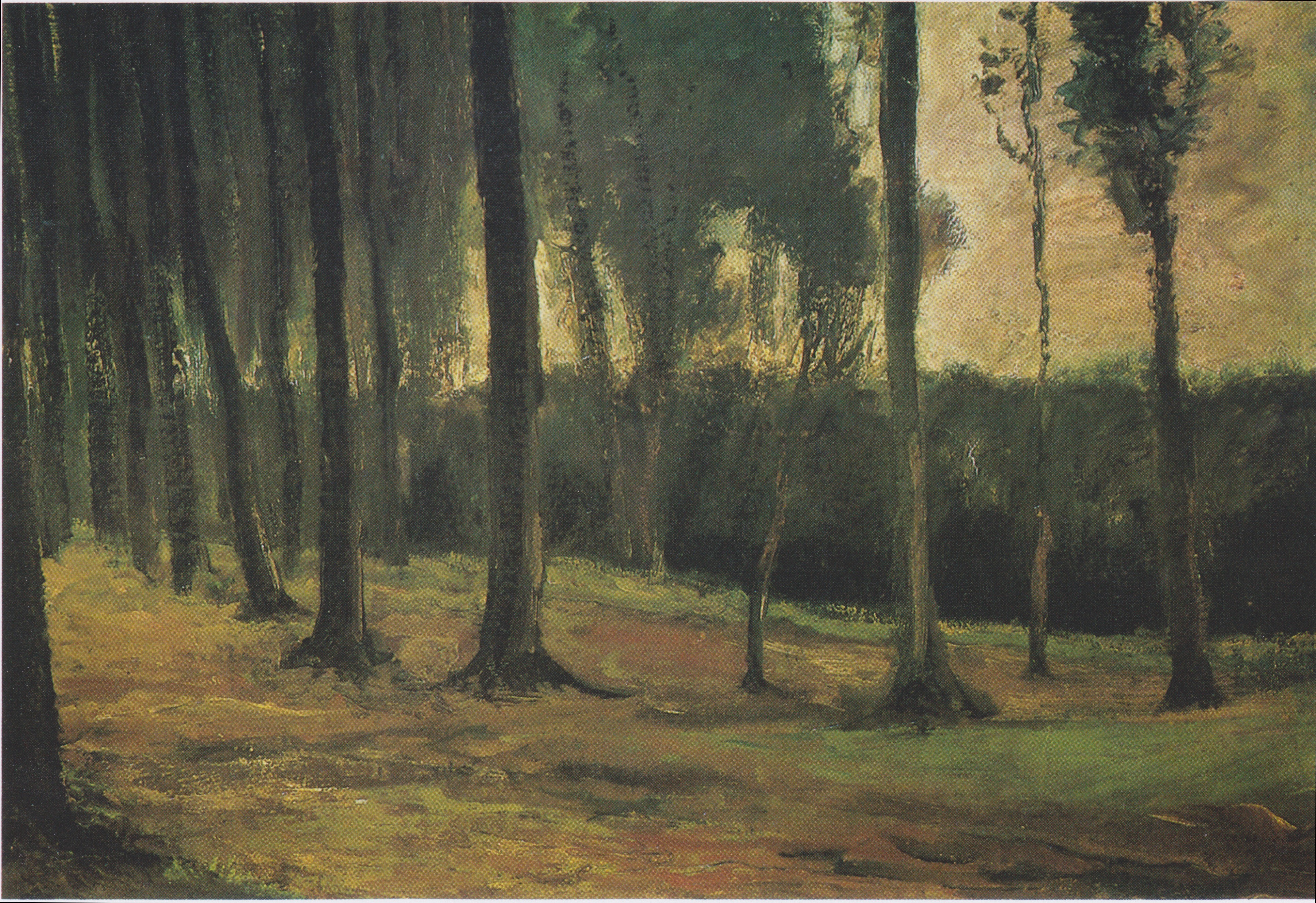 Edge of a Wood, 1882-08, by Vincent van Gogh
